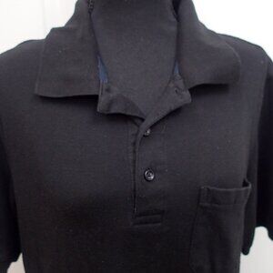 North Hudson Performance Black Polo Shirt Size Medium